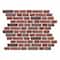 RoomMates Red Brick Peel & Stick Giant Wall Decals